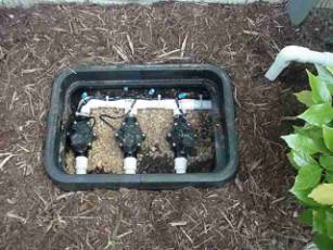 Open irrigation control box